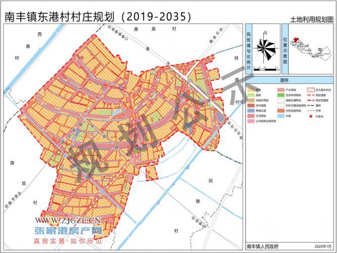 张家港市南丰镇东港村村庄规划公示来了!涉及村民戏台,外校实践基地等