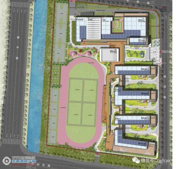 总建筑面积约40000㎡,张家港市实验小学乘航校区最新方案公示来了