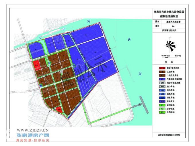 27顷,张家港市南丰镇东沙物流园详细规划公示