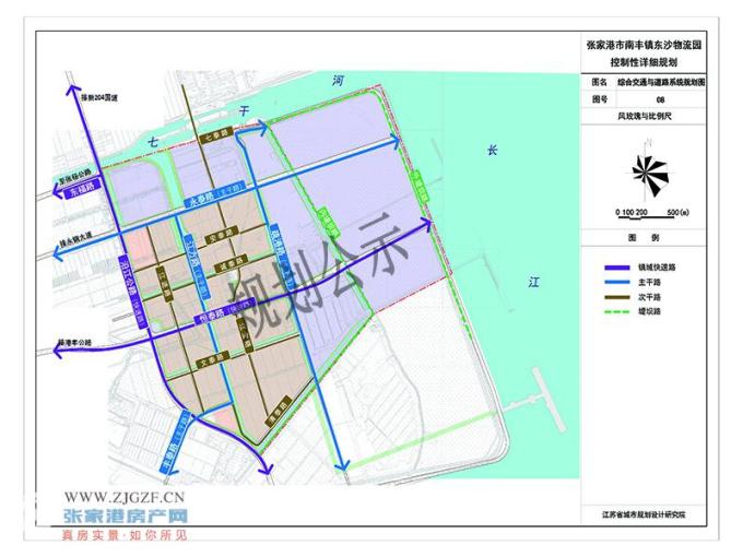 27顷,张家港市南丰镇东沙物流园详细规划公示