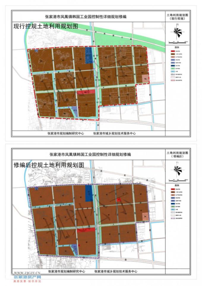 59公顷,张家港市凤凰镇韩国工业园最新详细规划