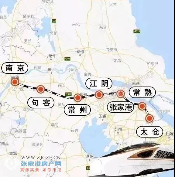 昨天江苏南沿江城际铁路上跨g346国道大桥连续梁合龙
