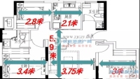 滨河云璟户型图，拍摄于2020/10/7