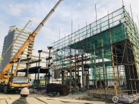 城际空间站实景图，拍摄于2020/12/24