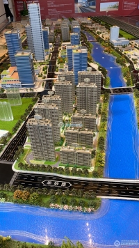 城际空间站沙盘图，拍摄于2021/8/24