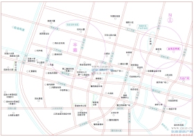 金田广场交通位置图