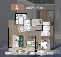 城际空间站户型图，拍摄于2022/6/26