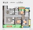 建发云湖上户型图，拍摄于2023/8/17