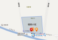 福前小区交通图，拍摄于2014/7/1