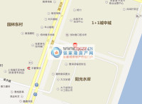 阳光水岸交通图，拍摄于2015/10/21