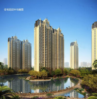 阳光锦程沙盘图，拍摄于2018/7/4