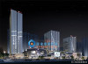 吾悦广场沙盘图，拍摄于2018/7/20