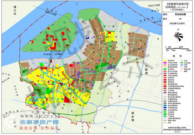 张家港市金港片区总体规划201120302018年进行报批前公示
