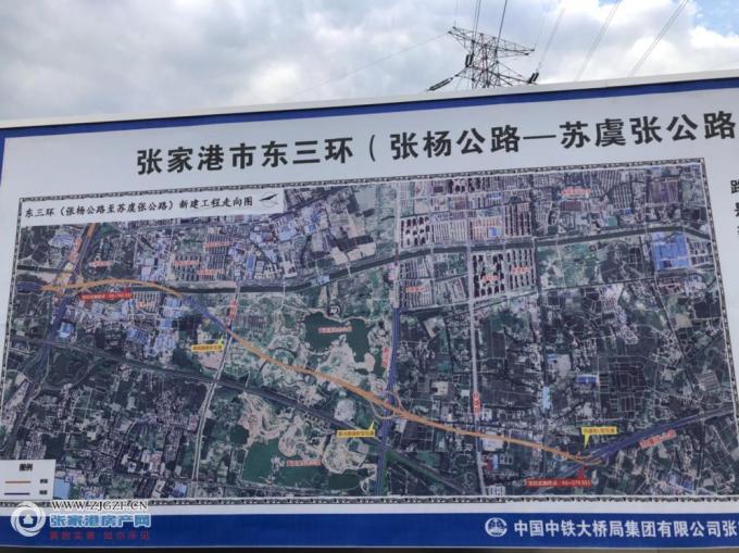 最新张家港市东三环张杨公路苏虞张公路新建工程最新进展来了