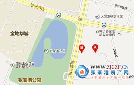 张家港购物公园地图图片