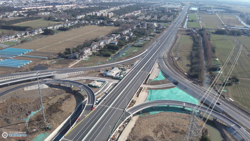 346国道张家港绕城段改扩建工程将于今年6月建成通车