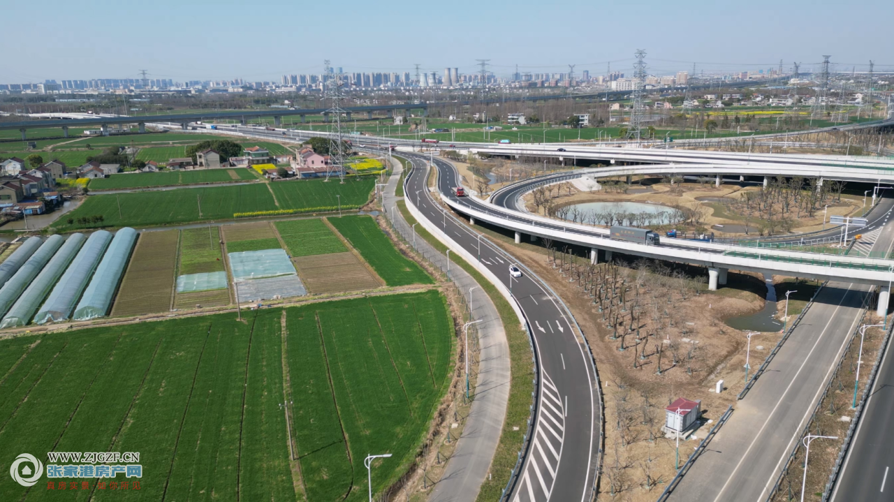 好消息!通了!346国道张家港绕城段改扩建工程南丰互通全面开放