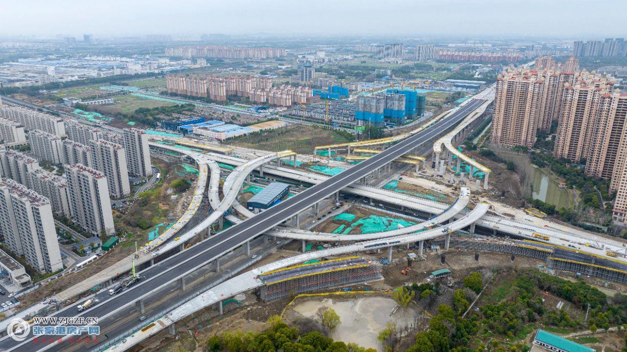 好消息!通了!346国道张家港绕城段改扩建工程南丰互通全面开放