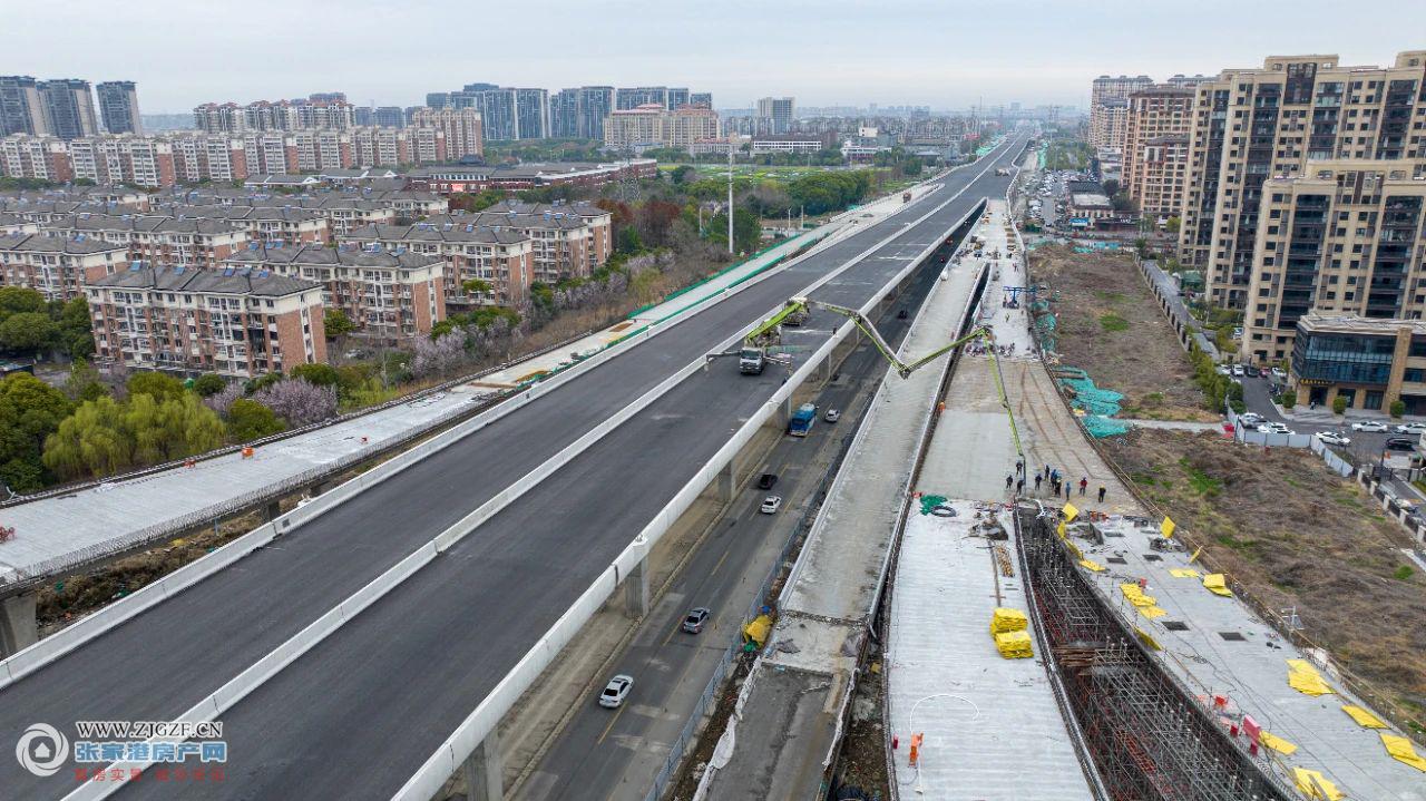 好消息!通了!346国道张家港绕城段改扩建工程南丰互通全面开放